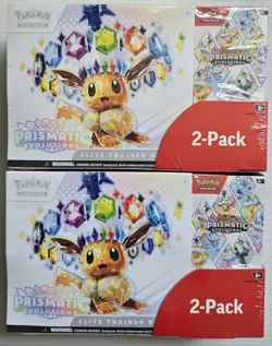 Pokemon TCG Prismatic Evolutions Costco Bundle ETB with Booster, New and Sealed - Image 1