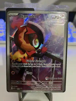 Charcadet 022 Pokemon Center Stamped Phantasmal Flames ETB Promo Sealed New - Image 1