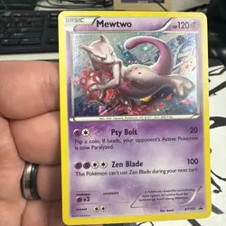Pokemon Mewtwo (XY101/211) XY Black Star Promos LP HOLO - Image 2