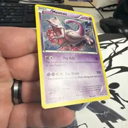 Pokemon Mewtwo (XY101/211) XY Black Star Promos LP HOLO - Image 3