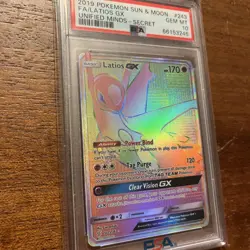 PSA 10 LATIOS GX 243 UNIFIED MINDS SUN & MOON SECRET RAINBOW POKEMON - Image 2