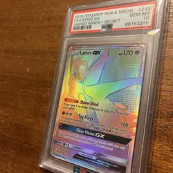 PSA 10 LATIOS GX 243 UNIFIED MINDS SUN & MOON SECRET RAINBOW POKEMON - Image 3
