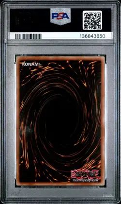 2002 YU-GI-OH! PROMO DDS-DARK DUEL STORIES #001 BLUE-EYES WHITE DRAGON PSA 6 - Image 2
