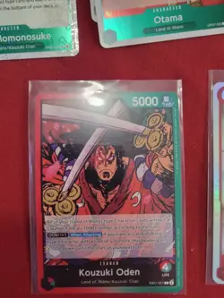 One Piece TCG Custom Red/Green Kouzuki Oden Deck Ready to Play Land of Wano - Image 1