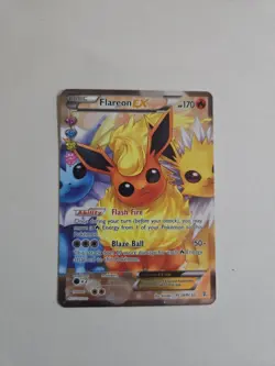 Pokemon Flareon EX RC28/RC32 Generations Ultra Rare Full Art Holo Card - Image 1