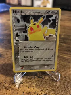 Pokemon Pikachu TCG Delta Species 035 Promo Holo Black Star 2006 LP - Image 2