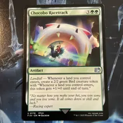MTG Magic the Gathering Chocobo Racetrack (179/764) Final Fantasy NP - Image 1