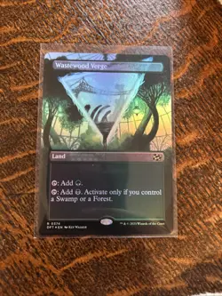 Wastewood Verge (Borderless) Aetherdrift Foil NM-M Unplayed MTG Magic 0374 - Image 1