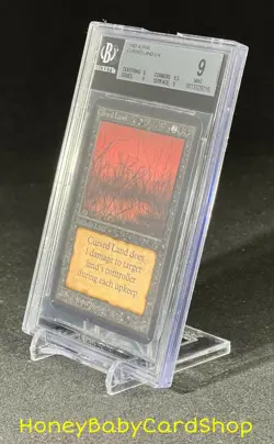 MTG Limited Edition Alpha 1993 Cursed Land BGS 9.0 MINT Old School 93/94 - Image 3