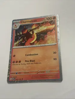 2023 Pokemon TCG-Charmeleon-Cosmos Holo-005/165-Scarlet & Violet-Promo-Holo NM - Image 5