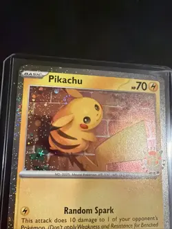Pikachu 051/162 Stamped 2026 Pokemon Day 30th Anniversary Promo Cosmos w/ SWIRL - Image 3