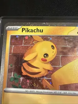 Pikachu 051/162 Stamped 2026 Pokemon Day 30th Anniversary Promo Cosmos w/ SWIRL - Image 4