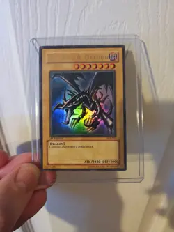 Yugioh Red-Eyes Black Dragon SDJ-001 1st Edition 1996 Holo Rare Yu-Gi-Oh! - Image 1