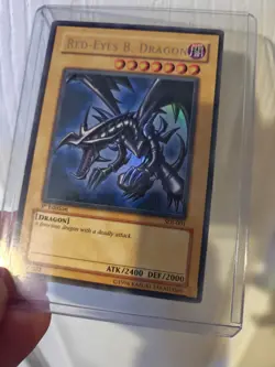 Yugioh Red-Eyes Black Dragon SDJ-001 1st Edition 1996 Holo Rare Yu-Gi-Oh! - Image 3