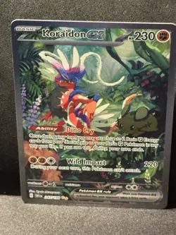Pokemon 2023 Scarlet & Violet Koraidon EX 247/198 Special Illustration Rare NM - Image 1