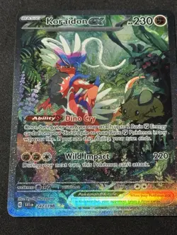 Pokemon 2023 Scarlet & Violet Koraidon EX 247/198 Special Illustration Rare NM - Image 2