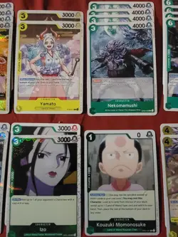 One Piece TCG Green Yellow Yamato Custom Deck Ready To Play Land of Wano - Image 4