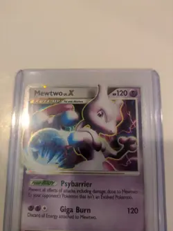 Pokemon Mewtwo TCG LV.X Holo Card 144/146 Legends Awakened - Image 3