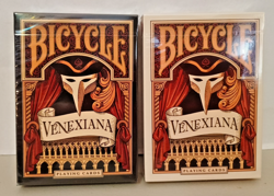 Venexiana BLACK & WHITE Bicycle Playing Cards Set by Lotrek - Brand New & Sealed - Image 1