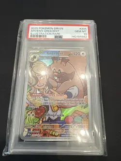 2025 Pokemon S&V Destined Rivals Arven's Greedent IR PSA 10 Gem Mint #205 - Image 1
