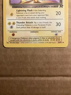 Dark Jolteon Pokemon Card Team Rocket 38/82 MP - Image 4