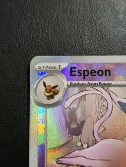 Pokemon Espeon Master Ball Pattern 033/131 Sv: Prismatic Evolutions Holo NM - Image 3