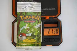 21.30g - Pokemon 1999 Jungle Unlimited Booster Pack Scyther Vintage WOTC - Image 1