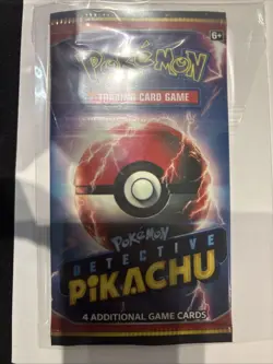 Pokemon Cards Detective Pikachu Sealed Booster Pack - Image 1