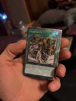 Yu-Gi-Oh! Geartown RA03-EN203 Platinum Secret Rare 1st Edition - Image 1