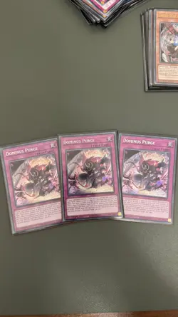 Yu-Gi-Oh! Dominus Purge Playset (x3) Secret Rare Card MP25-EN095 - Image 1