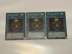 3x Pot of Greed LOB-EN119 Legend of Blue Eyes White Dragon (Worldwide English) - Image 1