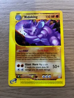 Nidoking | Aquapolis Pokemon Set | 24/147 Non-Holo Rare | LP - Image 3