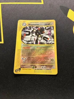 Magneton 22/147 Reverse Holo LP -Vintage Rare Pokemon Card- Aquapolis (6s) - Image 1