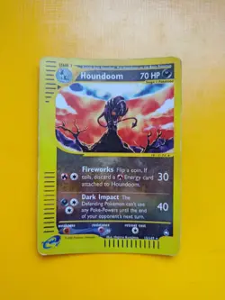 Pokemon card Houndoom 15/147 Aquapolis Rare Reverse holo Eng - Image 3