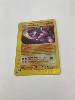 2002 Auqapolis Nidoking 24/147 Pokemon Rare Reverse Holo Moderately Played - Image 1