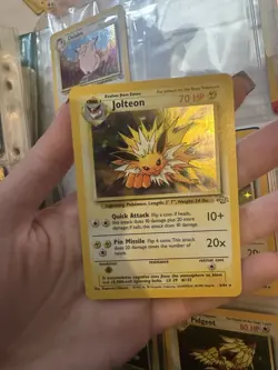 Pokemon Cards: Jungle 1st Edition Rare Holo: Jolteon 4/64 - Image 1