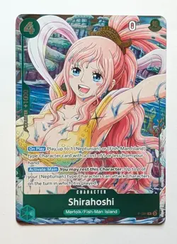 Shirahoshi P-091 One Piece TCG Card Game Event Pack Vol. 7 Promo Holo NM - Image 1