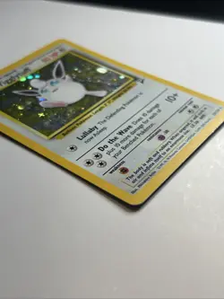 Pokemon TCG Wigglytuff Holo Card 19/130 Base Set 2 - Image 3