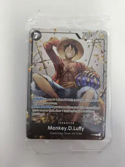 Monkey.D.Luffy Promo Card P-075 One Piece Tin Set 02 ENGLISH SEALED NEW x 2 - Image 3