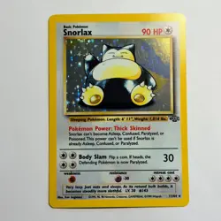 Pokemon TCG Snorlax Jungle Set #11/64 WOTC Vintage 1999 Holo Rare - Image 1