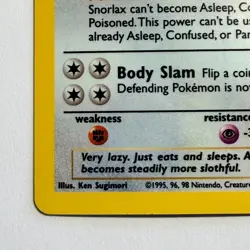 Pokemon TCG Snorlax Jungle Set #11/64 WOTC Vintage 1999 Holo Rare - Image 4