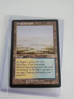 MTG Flooded Strand Onslaught Portugese LP/MP - Image 1