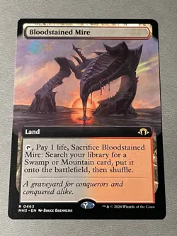 MTG - Modern Horizons 3 - Bloodstained Mire - Extended Art - Rare NM - Image 1