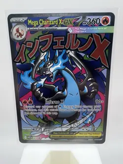 Mega Charizard X ex 023 Me: Mega Evolution Promo Holo Pokemon - Image 1