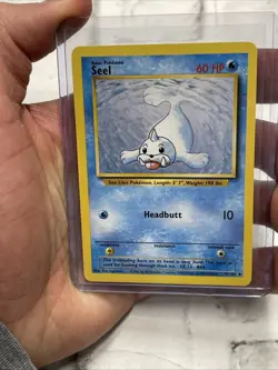 Pokemon Seel Uncommon Unlimited Base Set 41/102 NM Near Mint Vintage Vtg Pokemon - Image 1