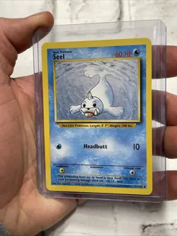 Pokemon Seel Uncommon Unlimited Base Set 41/102 NM Near Mint Vintage Vtg Pokemon - Image 2