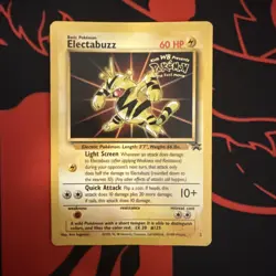 Pokemon TCG Electabuzz Black Star Promo Card First Movie Edition - Image 1