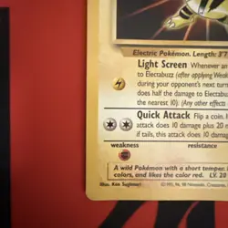 Pokemon TCG Electabuzz Black Star Promo Card First Movie Edition - Image 5