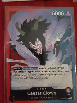 One Piece Tcg Caesar Clown Red/Blue Custom Deck Ready to Play - Image 1