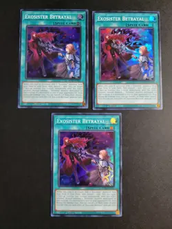 Exosister Betrayal (X3) BPRO-EN066 Super Rare Yugioh Burst Protocol - Image 1